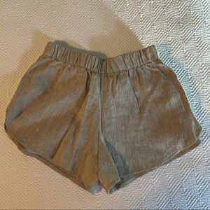 Reformation XS linen shorts